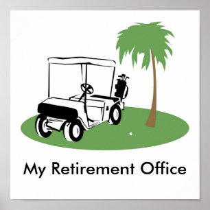 Affiches Mon bureau de retraite