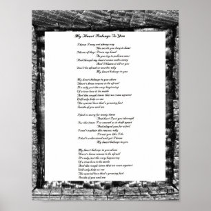 Affiches Mon Coeur Vous Appartient