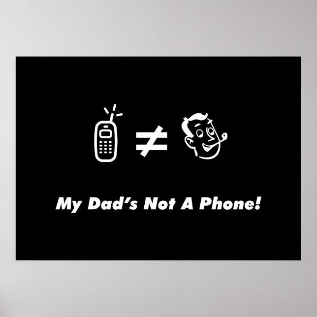 Affiches Mon père n'est pas un téléphone (Devant)