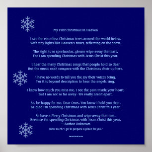 Affiches Mon premier Noël dans le ciel