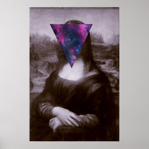 Affiches Mona lisa hipster.