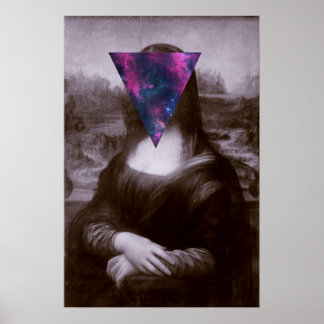 Affiches Mona lisa hipster.