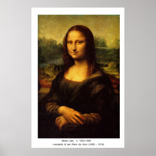 Affiches Mona Lisa par Leonardo Da Vinci