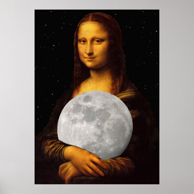 Affiches Mona Lune Lisa (Devant)