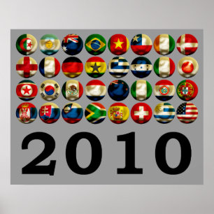 Affiches Monde 2010 de l'Afrique du Sud