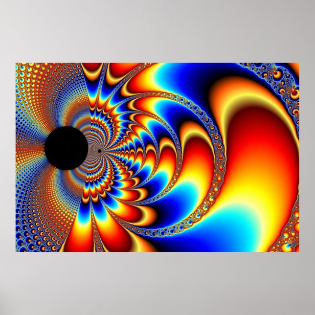 Affiches Mondes en collision - Fractal (Devant)