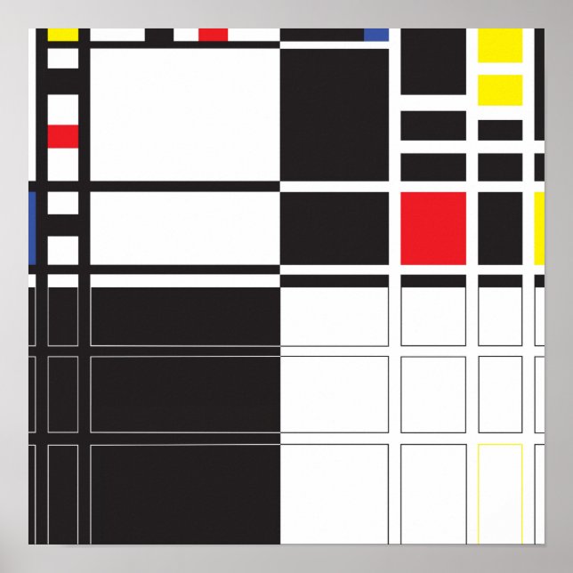 Affiches Mondrian (Devant)