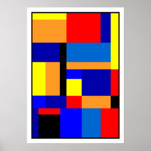 Affiches Mondrian #2-1