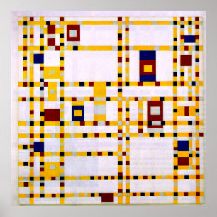Affiches Mondrian - Broadway Boogie Woogie