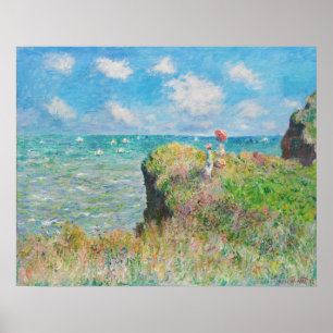 Affiches Monet Cliff Walk at Pourville