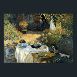 Affiches Monet - Le déjeuner<br><div class="desc">Claude Monet peinture, The Luncheon, affiche.</div>