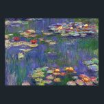 Affiches Monet Water Lilies Chef-d'oeuvre Peinture<br><div class="desc">Monet Water Lilies - Ce tableau Monet classique a été peint par Claude Monet en 1916. Il fait partie de sa célèbre collection de nénuphars où il peint dans son jardin à Giverney,  France. Un tableau de chef-d'oeuvre.</div>