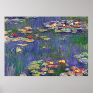 Affiches Monet Water Lilies Chef-d'oeuvre Peinture