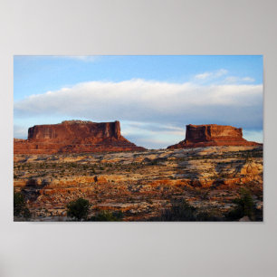 Affiches Monitor et Merrimac Mesas, Utah