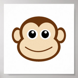 Affiches Monkey Cartoon