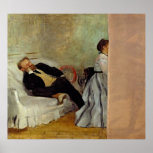 Affiches Monsieur et Madame Edouard Manet d'Edgar Degas  