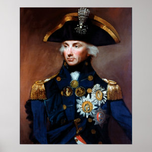 Affiches Monsieur Horatio Nelson de ~ d'amiral arrière