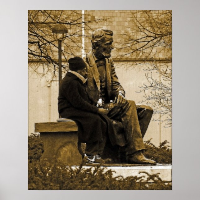 Affiches Monsieur Lincoln, Nous Avons Un Nouveau Président. (Devant)