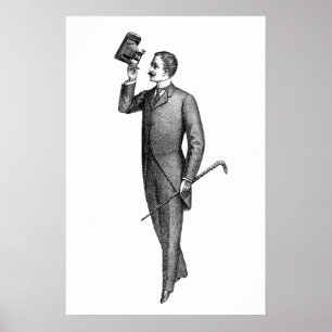 Affiches Monsieur victorien selfie