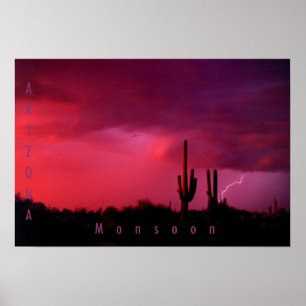 Affiches Monsoon, Arizona