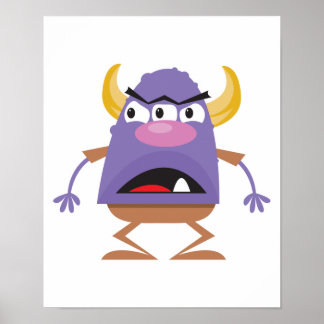 Affiches monstre à trois yeux
