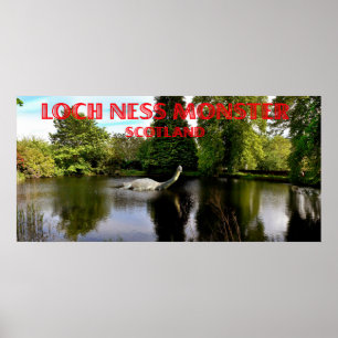 Affiches monstre Ecosse de Loch Ness