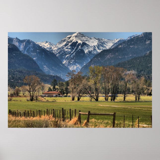 Affiches Mont Abrams, Colorado (Devant)