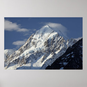 Affiches Mont Aoraki Cook, Pays Mackenzie, Sud