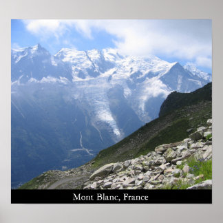 Affiches Mont Blanc, France