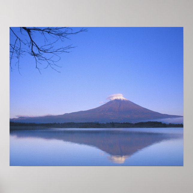 Affiches Mont Fuji du lac Motosu, Yamanashi, Japon (Devant)