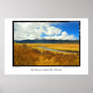 Affiches Mont Massive, Leadville, Colorado