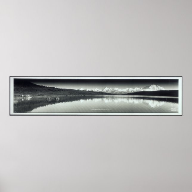 Affiches Mont McKinley Park & Alaska Range Yard Long Photo (Devant)