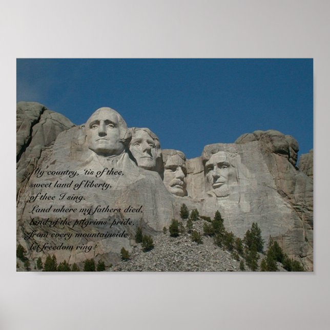 Affiches Mont Rushmore (Devant)