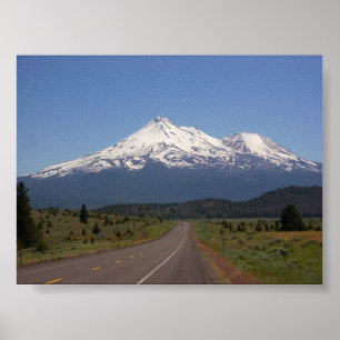 Affiches Mont Shasta, Californie
