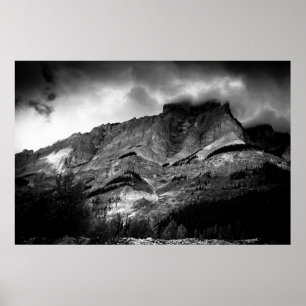 Affiches Montagne orageuse