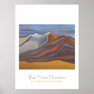 Affiches Montagnes bleues de mission