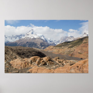 Affiches Montagnes couronnées de neige