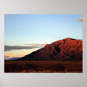 Affiches Montagnes de Sandia - Albuquerque, Nouveau Mexique