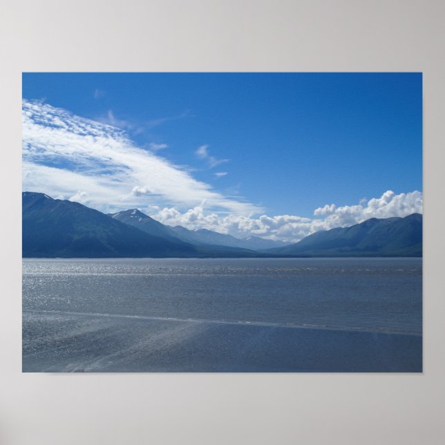 Affiches Montagnes édifiantes d'Alaska (Devant)