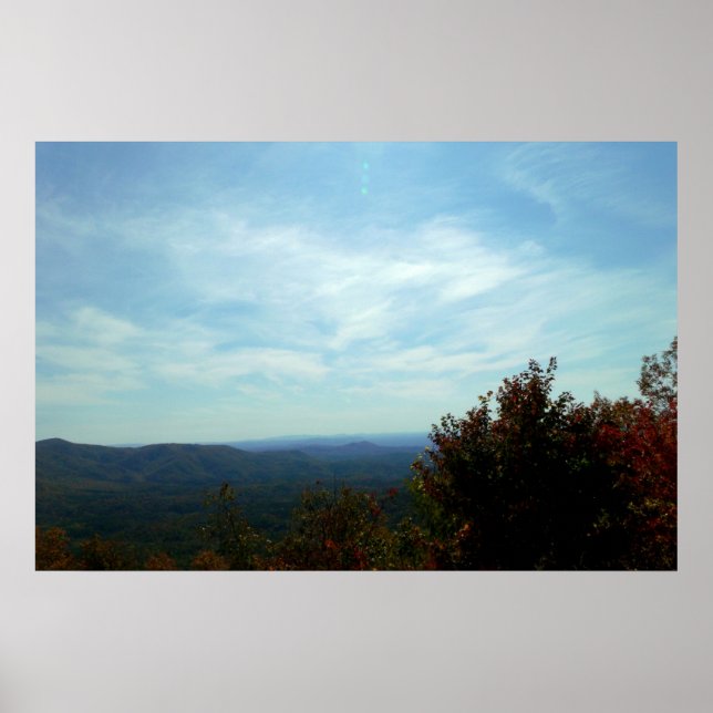 Affiches Montagnes et ciel (Devant)