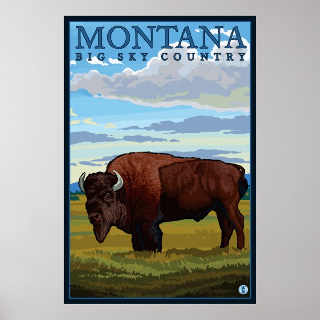 Affiches Montana - Bison (Devant)