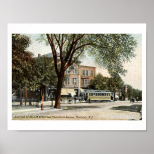 Affiches Montclair NJ 1908 Vintage