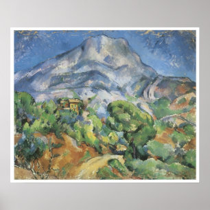Affiches Monte Sainte-Victoire au-dessus de la route de Tho