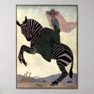 Affiches Monter à Zebra