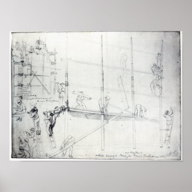 Affiches Monter l'échafaudage devant la maison de Craig (Devant)