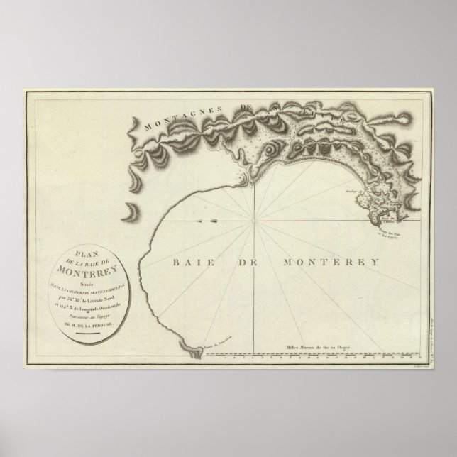 Affiches Monterey, Californie (Devant)