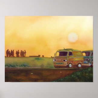 Affiches Montez dans le van !