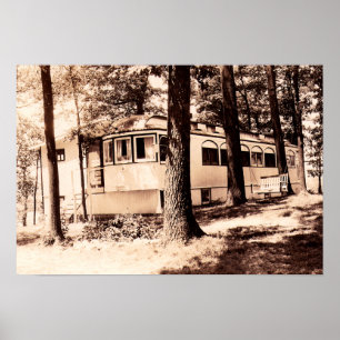 Affiches Monticello Indiana Vintage Shafer Lake