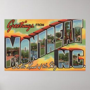 Affiches Montraiter, Caroline du Nord - Scènes de grandes l