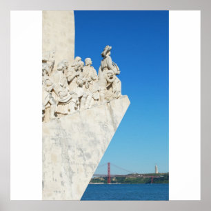 Affiches Monument à la découverte de la mer à Lisbonne, Por